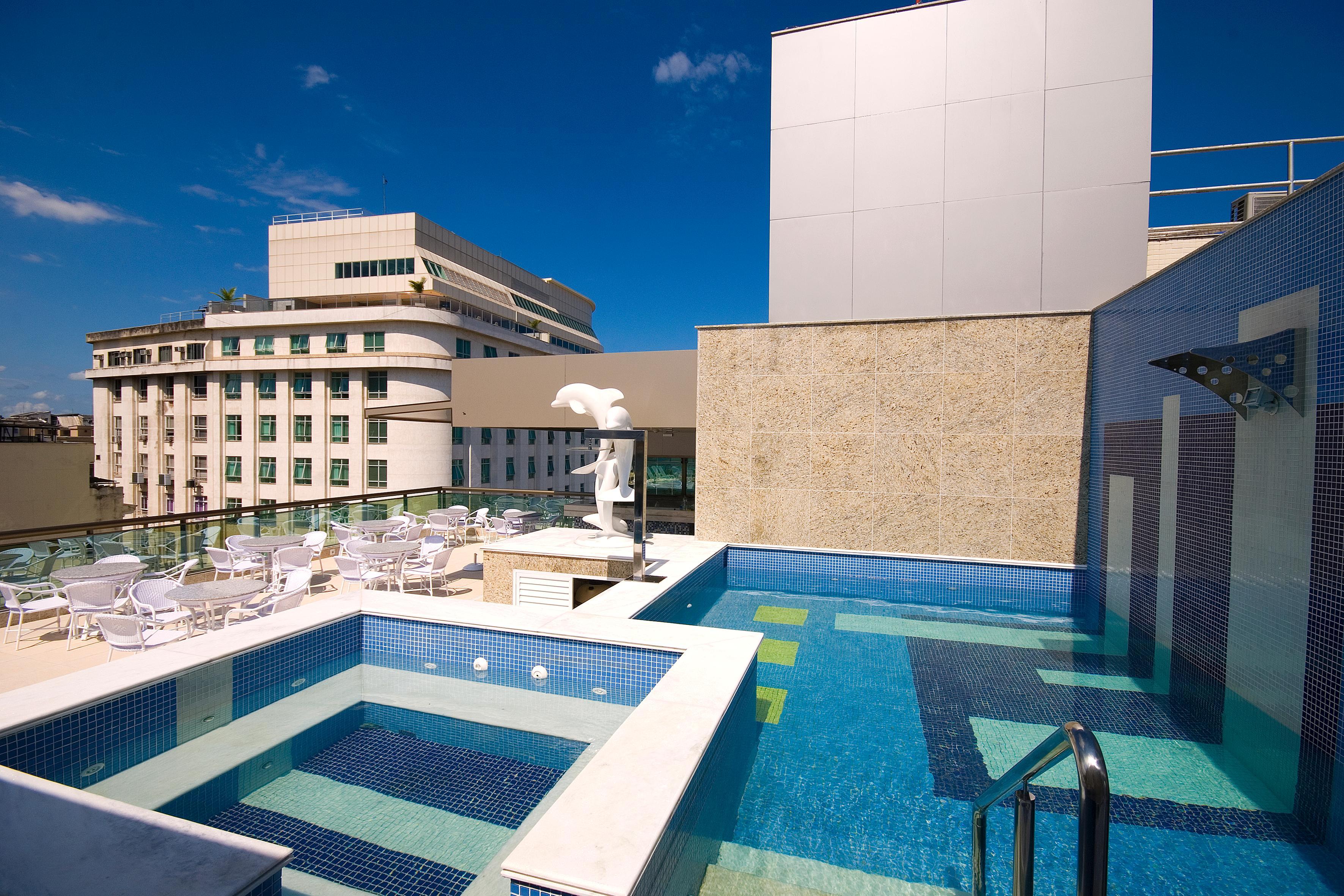 Hotel Atlantico Business Centro Rio de Janeiro Exterior photo Rooftop swimming pool